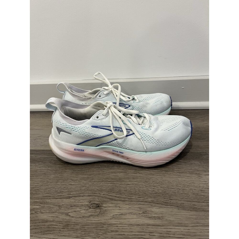Brooks Womens Glycerin 22 1204341D110 Blue Running Shoes Sneakers Size 9 D WIDE - Picture 5 of 16